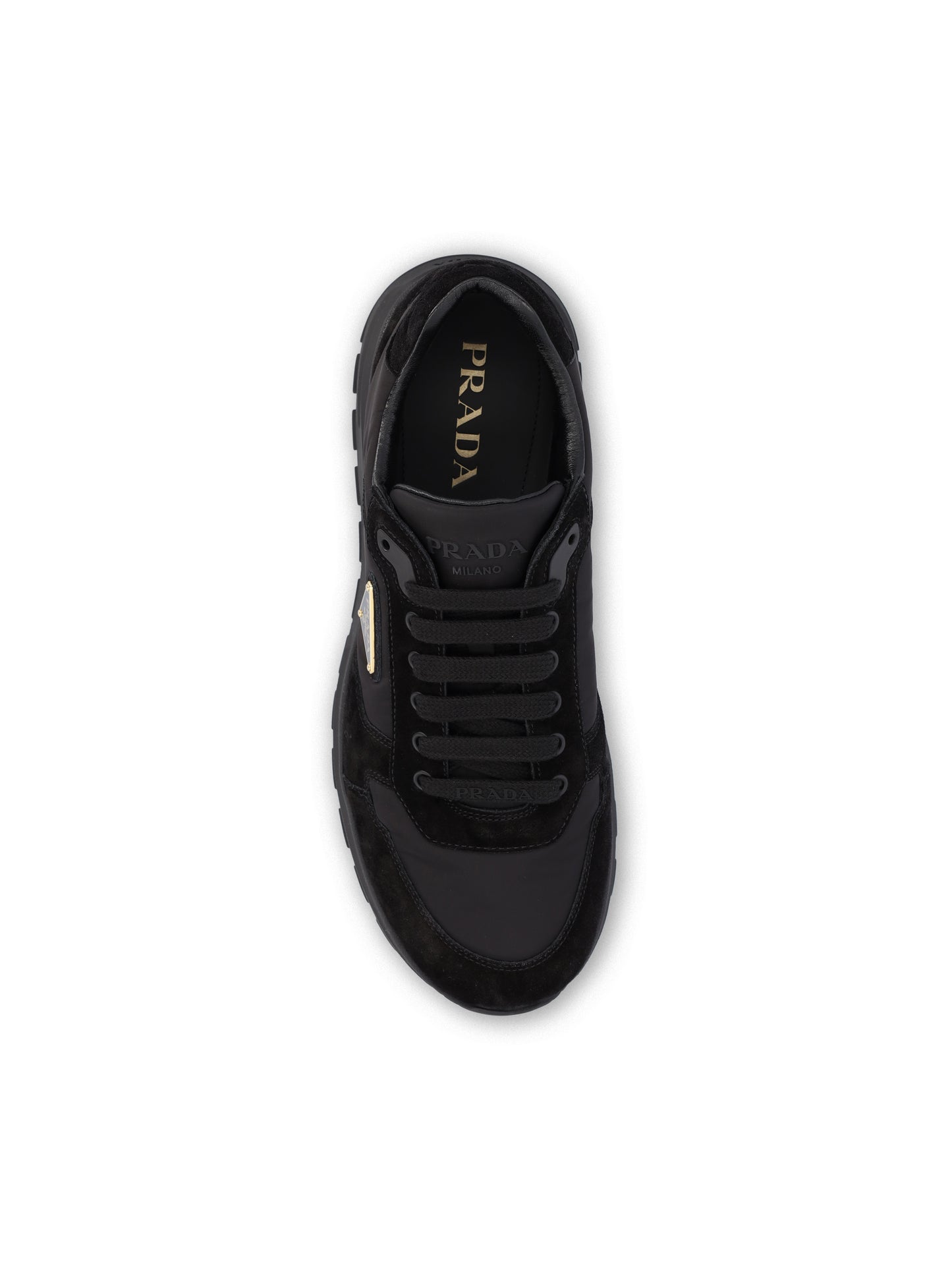 Sneakers in re-nylon e pelle scamosciata. 2EE436 D7CF0002 PRADA