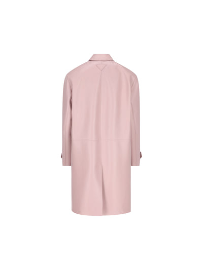 Cappotto realizzato in pelle di agnello. 56A245 19QRF0E18 PRADA