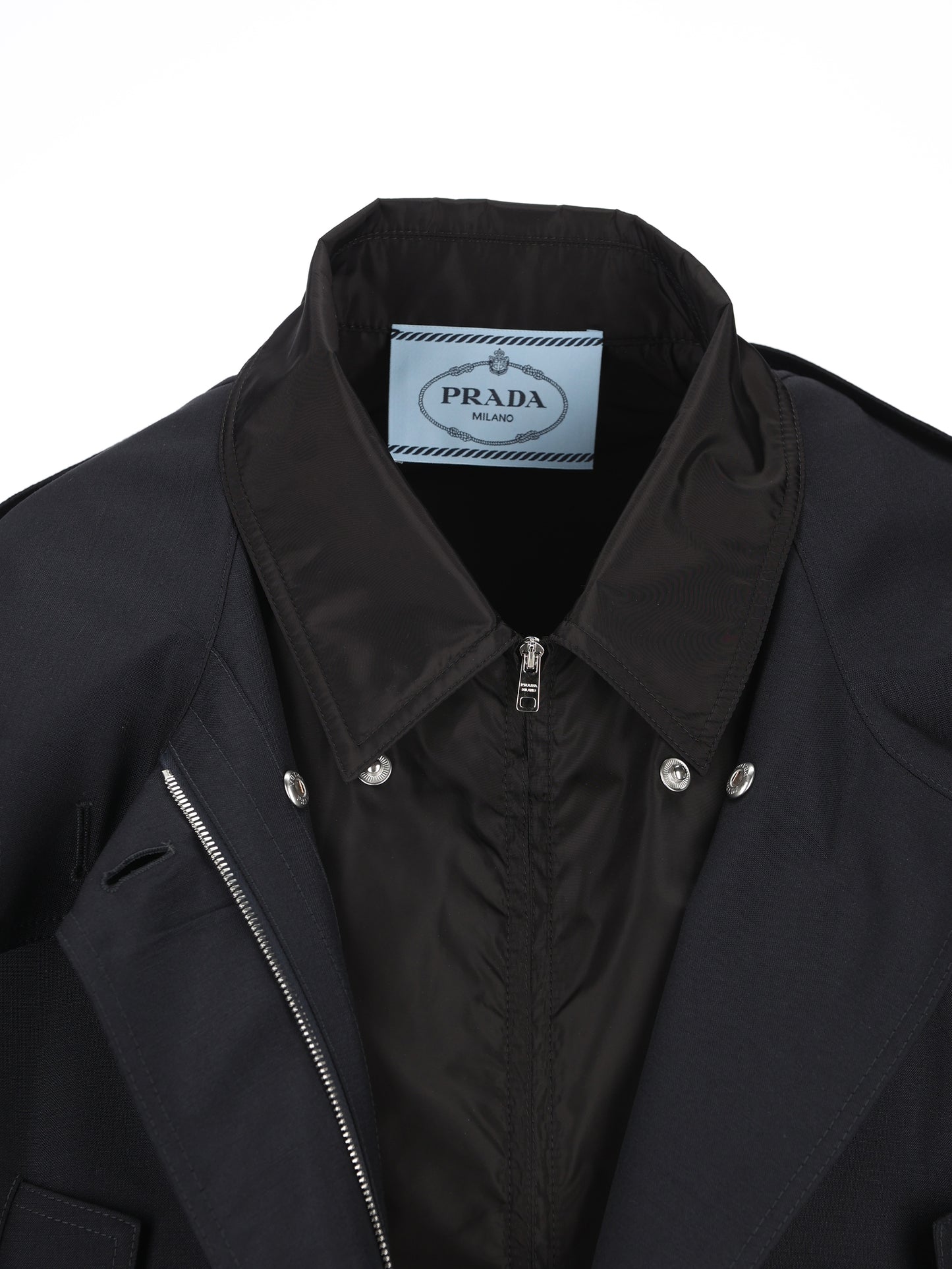 Parka realizzato in lana e mohair. P620T 19CYF0008 PRADA