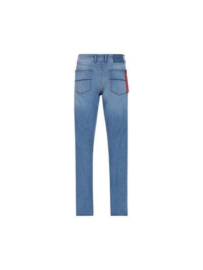 Pantaloni realizzati in cotone. MICHELANGELO DBCSBLUE TRAMAROSSA