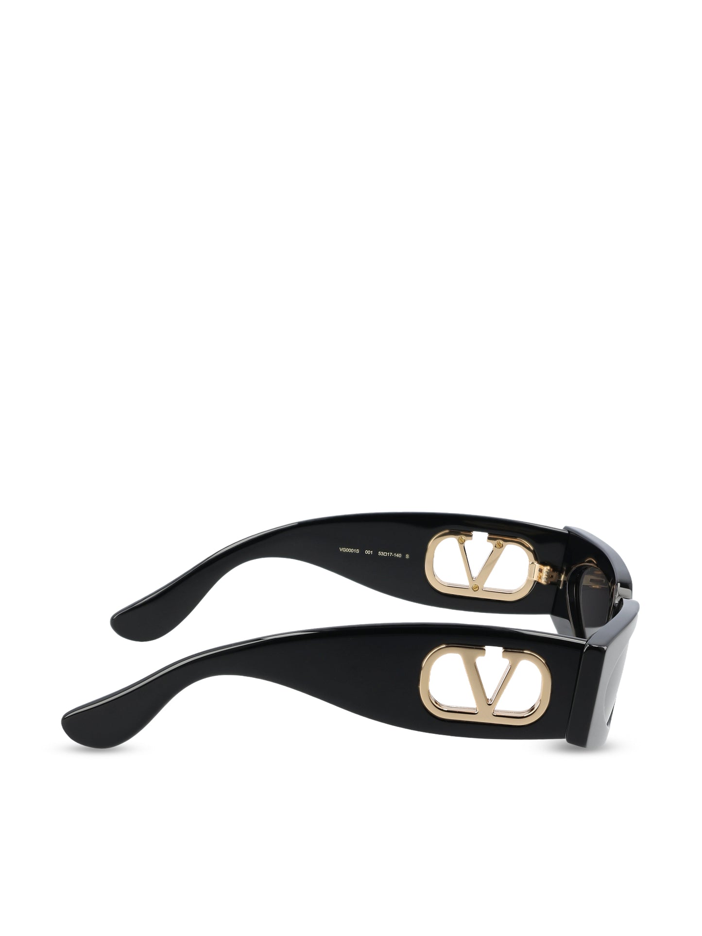 Occhiali da sole in acetato. VG0001S-001 BLACK-BLACK-GREY VALENTINO GARAVANI