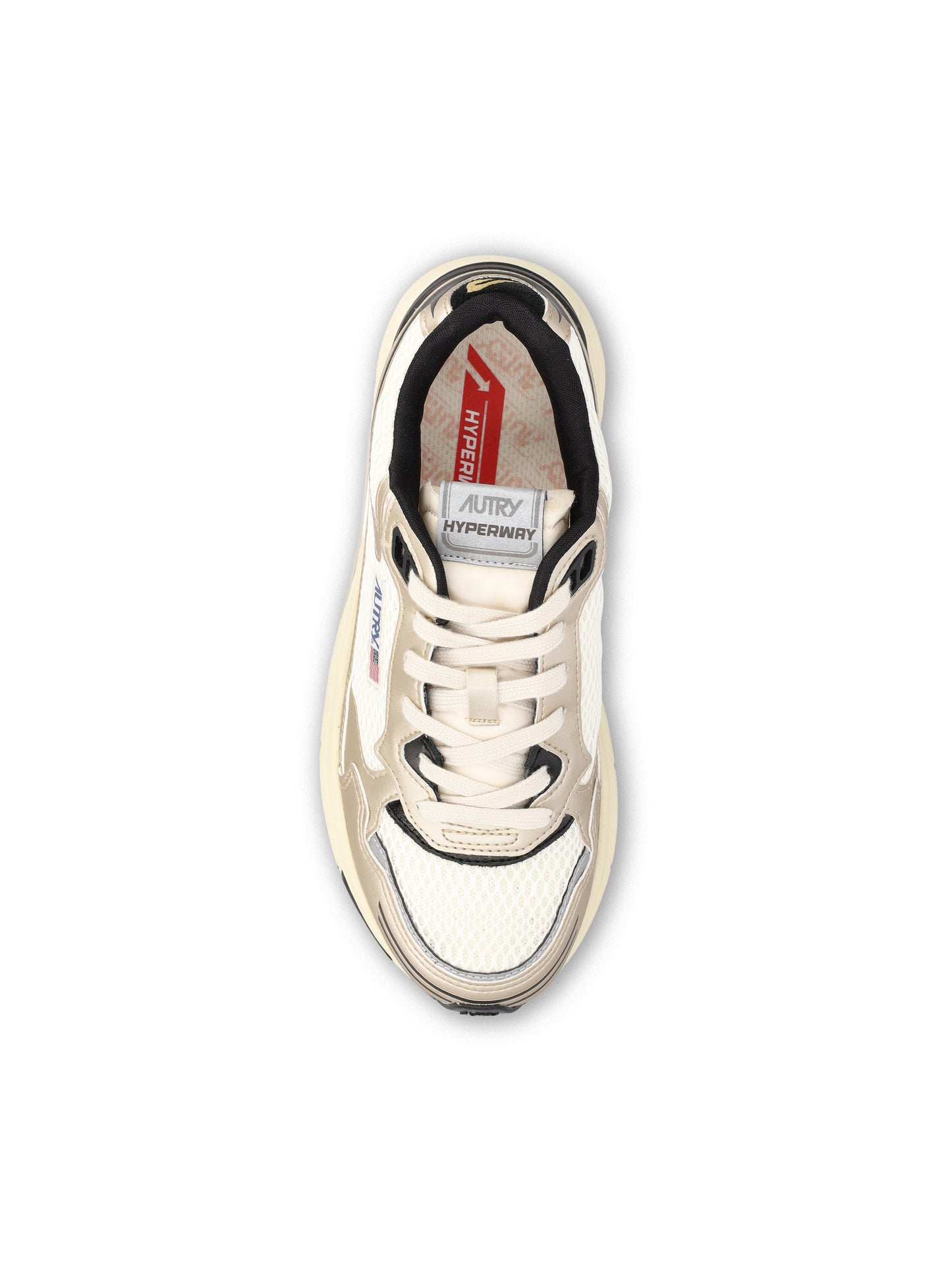 Sneakers realizzate in pelle e mesh. HYLW MV12 AUTRY