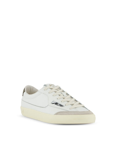 Sneakers Windscape low in pelle bianca e space SCLM UK10 AUTRY