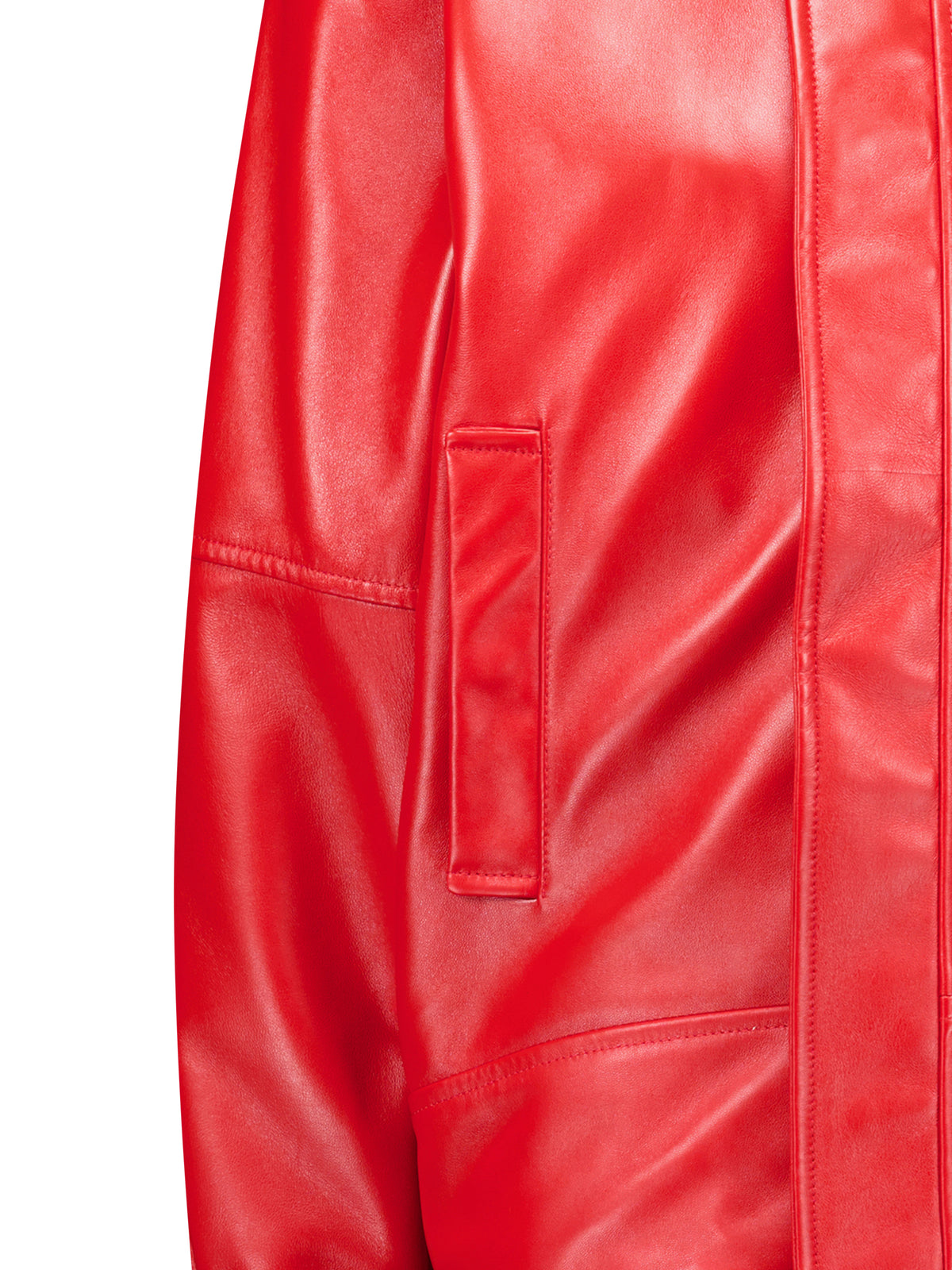 Bomber Arrotondato in pelle di agnello A009FD TUS116400 BALENCIAGA