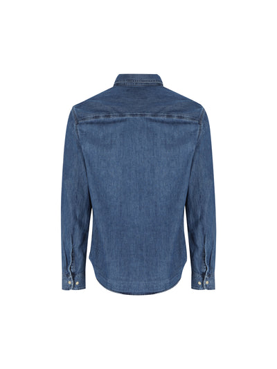 Camicia Dufton a maniche lunghe in denim MSH5882 MSHIN71 BARBOUR
