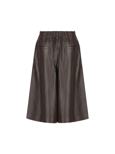 Bermuda realizzata in pelle. M0BURP9306 C9106 BRUNELLO CUCINELLI