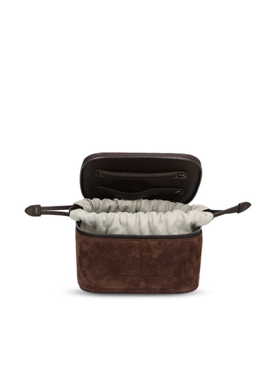 Portagioie realizzato in camoscio. MWDLM2728 C9885 BRUNELLO CUCINELLI