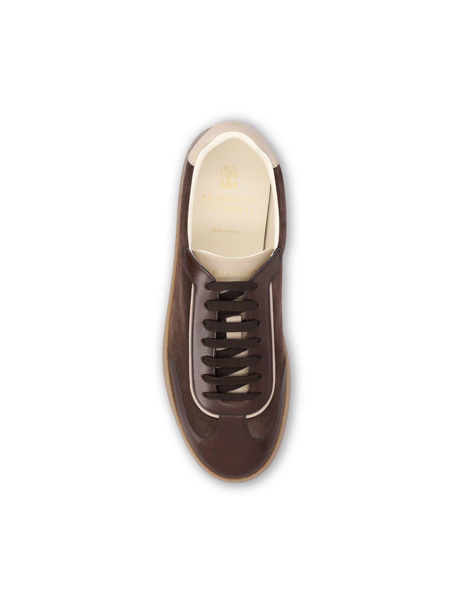 Sneakers realizzate in pelle di vitello. MZULDGJ336 CXY42 BRUNELLO CUCINELLI