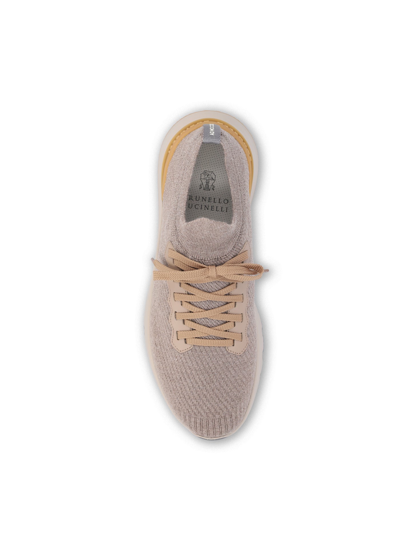 Sneakers realizzate in lana. MZUWLBO253 CWE21 BRUNELLO CUCINELLI