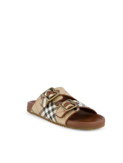 Sandali Urchin Check in pelle 8131424 A7028 BURBERRY