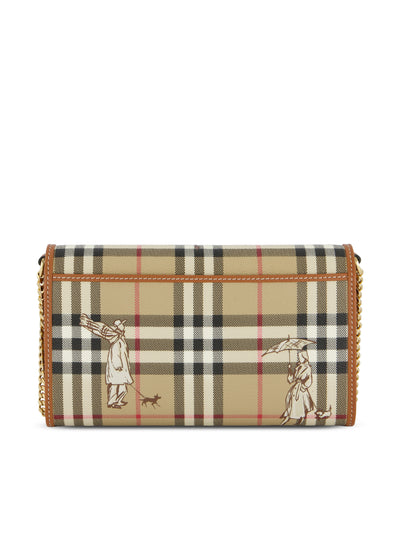 Portafoglio realizzato in tessuto 8132104 A7026 BURBERRY