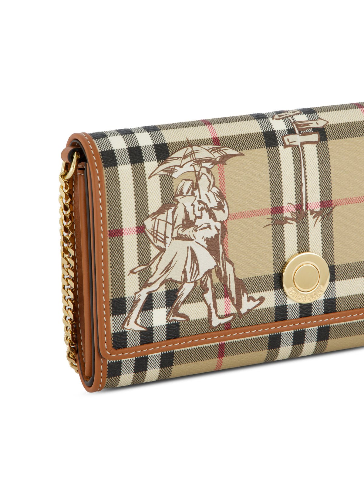 Portafoglio realizzato in tessuto 8132104 A7026 BURBERRY