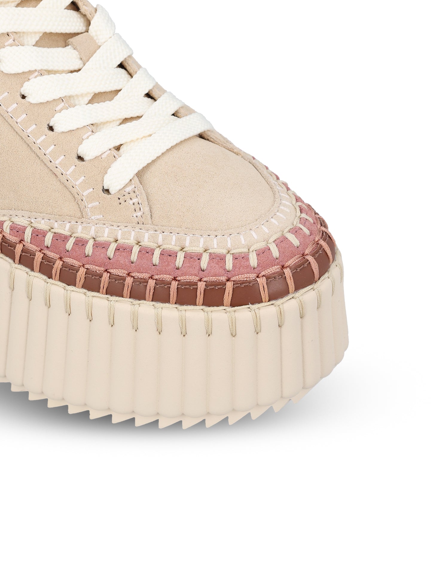 Sneakers in vacchetta scamosciata. CH26A02IYK 236 CHLOE'