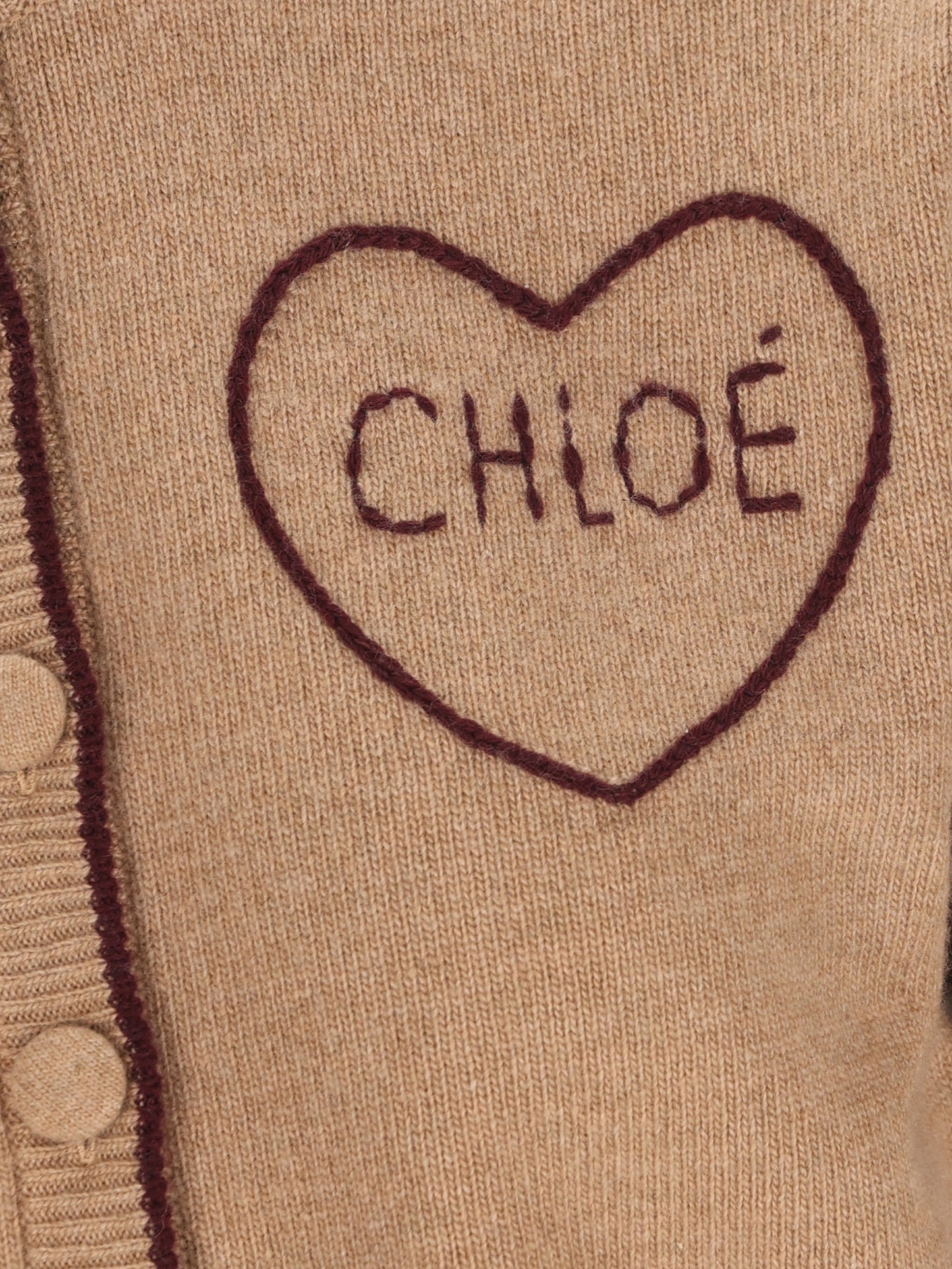 Cardigan realizzato in lana e cashmere. CH26AMC15710 218 CHLOE'