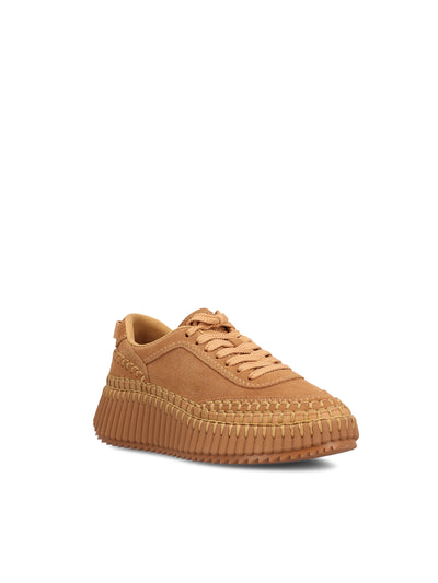 Sneakers realizzate in pelle. CHC24A00RMS 20R CHLOE'