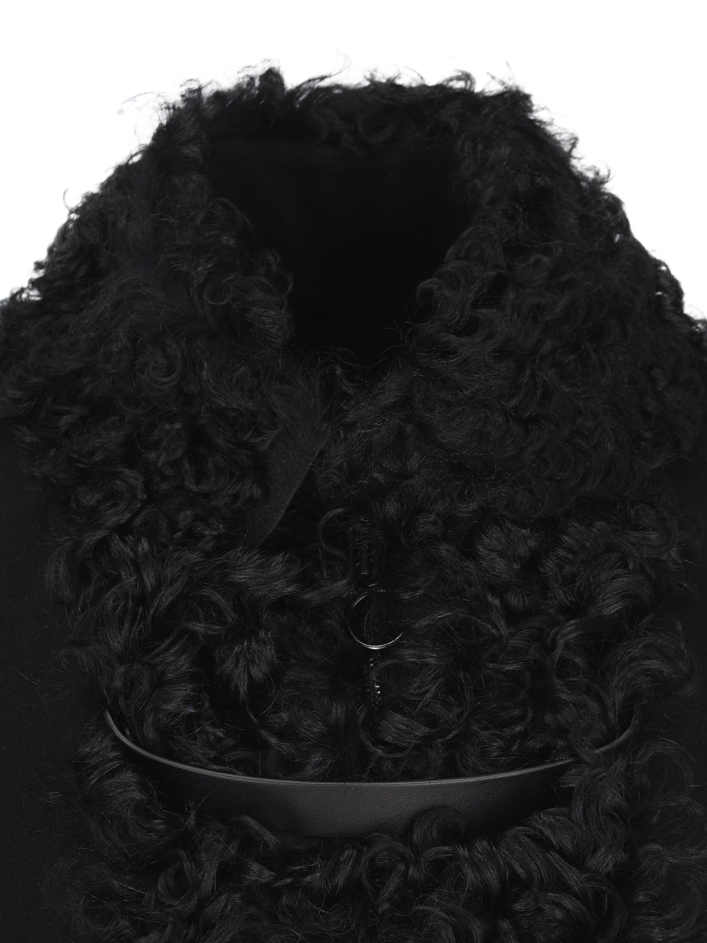 Cappotto realizzato in lana e montone. FF6214 B1H1F0QA1 FENDI