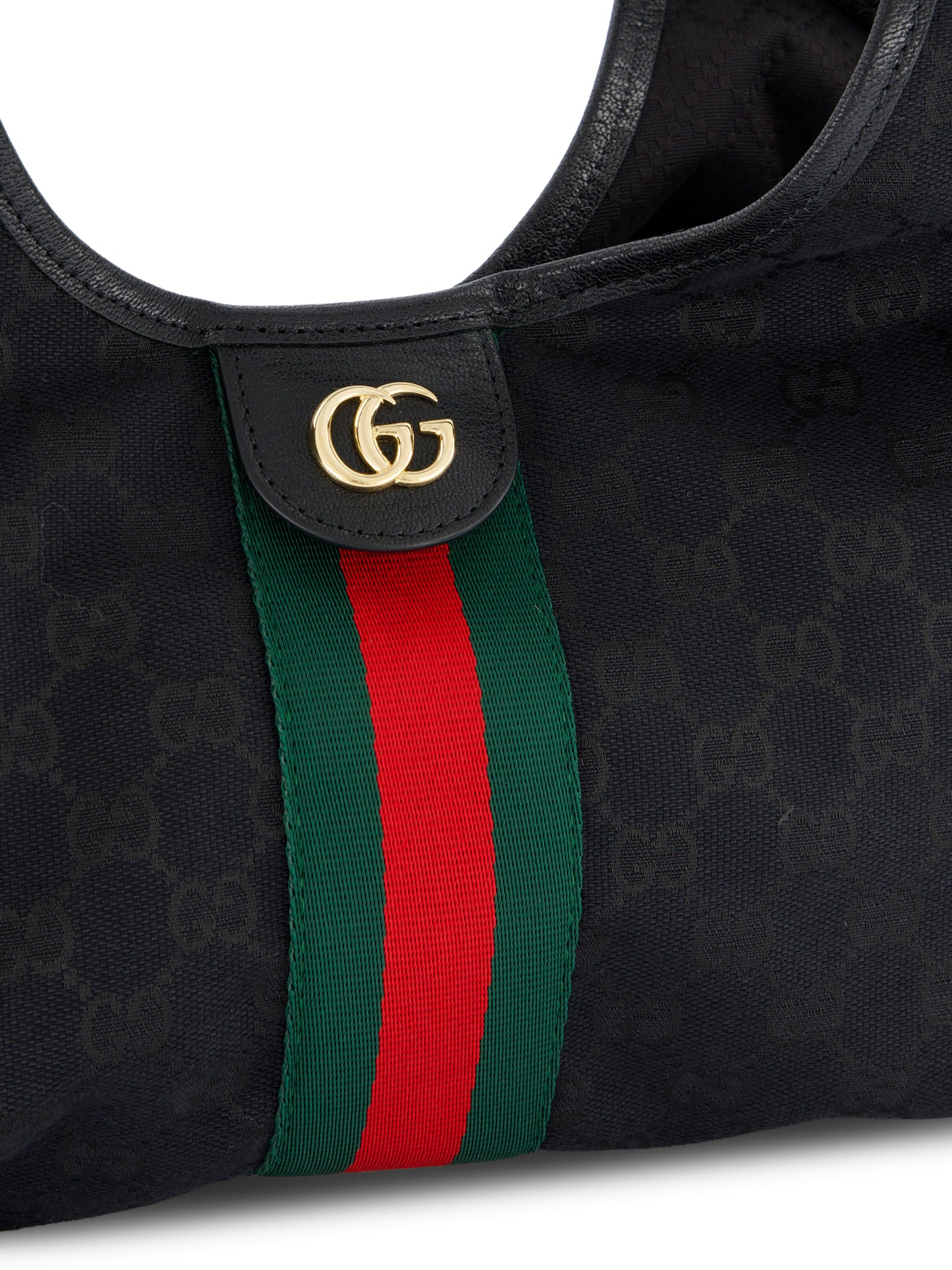 Borsa Shopping Gucci Giglio misura piccola in tessuto GG nero 860845 FAFWA1053 GUCCI