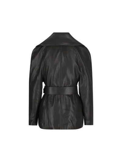 Trench in pelle. 864822 XNBC11000 GUCCI