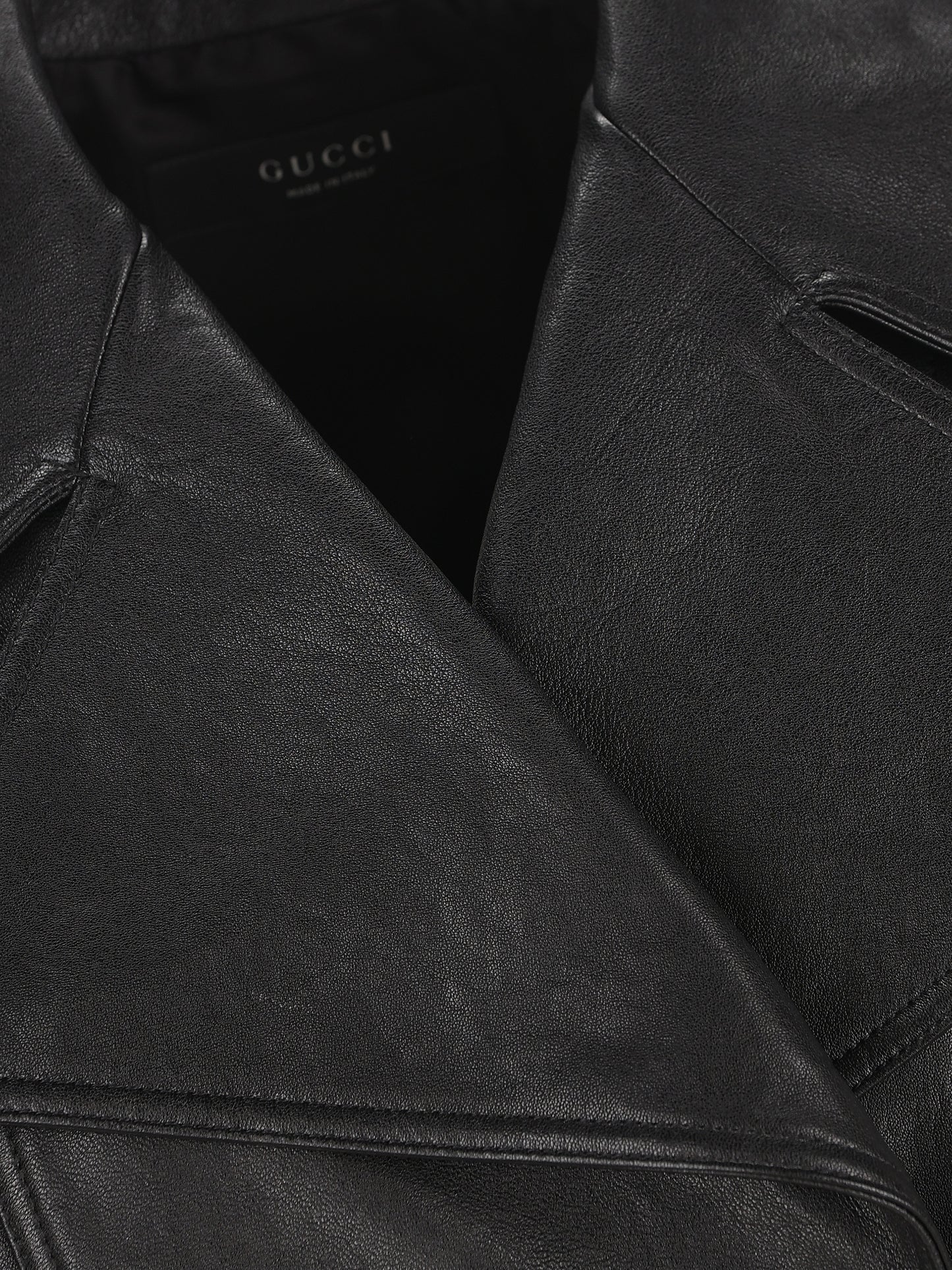 Trench in pelle. 864822 XNBC11000 GUCCI