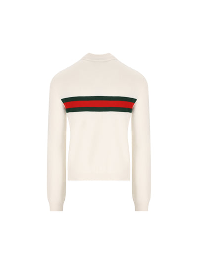 Polo realizzata in cashmere. 875162 XKFPA9035 GUCCI