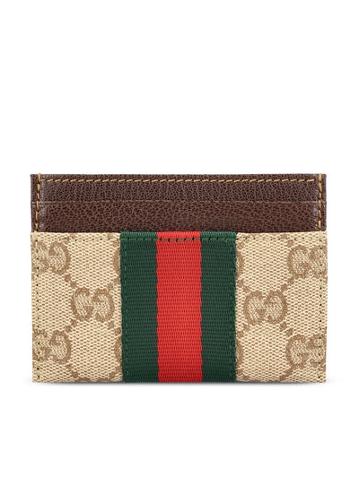Portacarte realizzato in tessuto. 876043 FAF8R8547 GUCCI