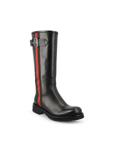 Stivali realizzati in pelle. A00344 AAGSL1060 GUCCI