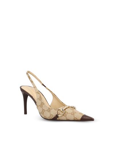 Slingback realizzate in tessuto. A0068T FAGHW9650 GUCCI