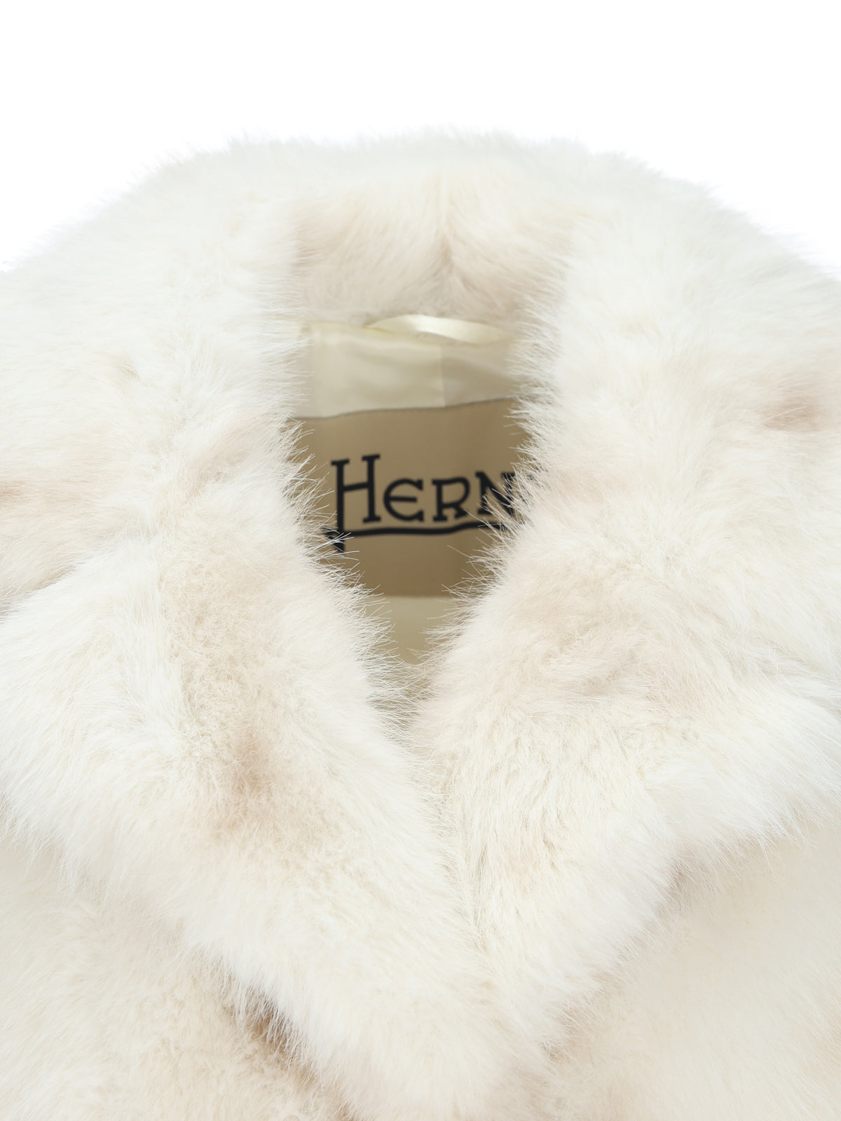 Cappotto realizzato in pelliccia effetto lince CA000624D 129201200 HERNO