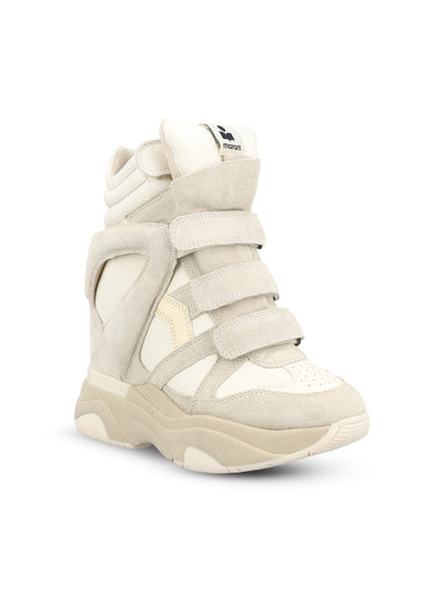 Sneakers in pelle di vitello. 23PBK0009FA-A1E17S 20WH ISABEL MARANT