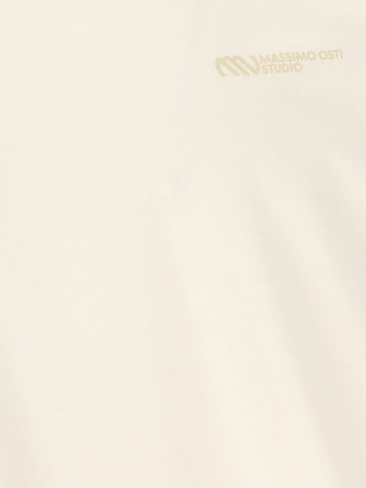 T-Shirt in cotone. 21MMTS019A 110521G110 MASSIMO OSTI STUDIO