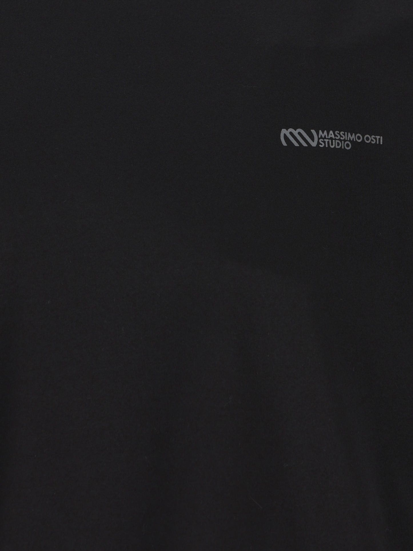 T-Shirt in cotone. 21MMTS019A 110521G999 MASSIMO OSTI STUDIO