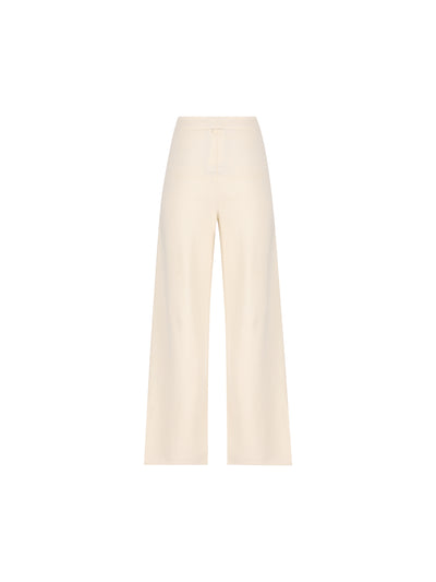 Pantalone largo realizzato in cashmere 2621336012600 001 MAX MARA