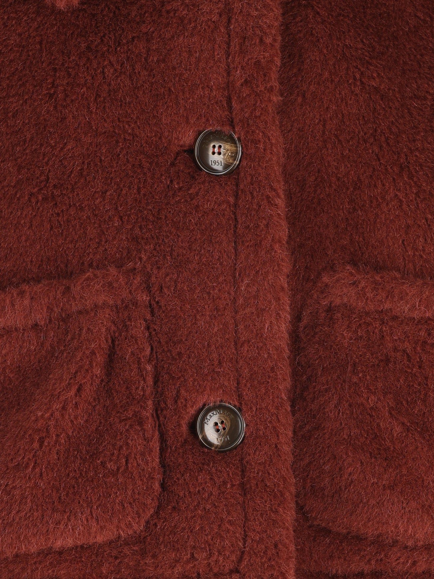 Cappa boxy in Teddy di alpaca e lana 2624736242600 015 MAX MARA