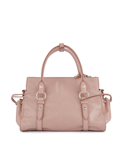 Borsa a mano in pelle lucida 5BA333 2A44F010F MIU MIU