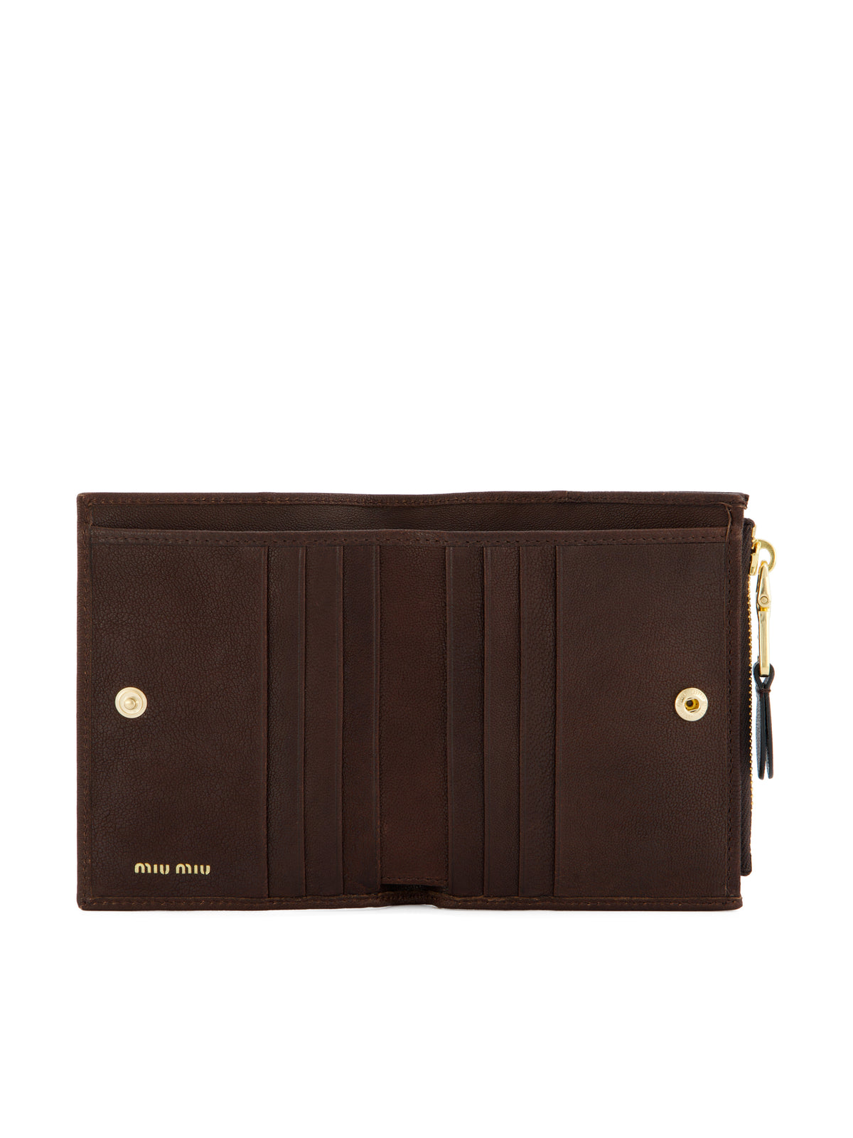Portafoglio piccolo in pelle 5ML050 AEFXF0NBL MIU MIU