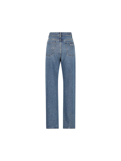 Jeans realizzati in cotone. GWP607 192UF0008 MIU MIU