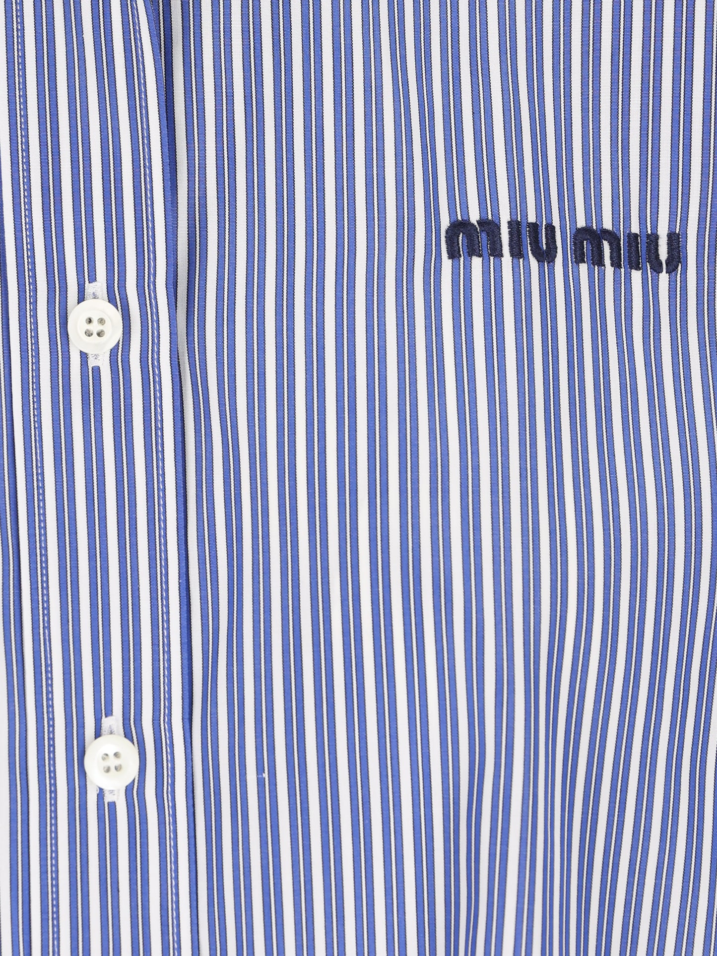 Camicia in cotone. MK2047 195DF098Z MIU MIU