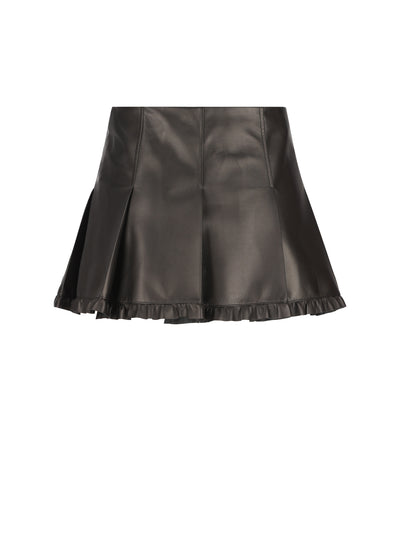 Gonna realizzata in nappa. MPD861 193YF0002 MIU MIU