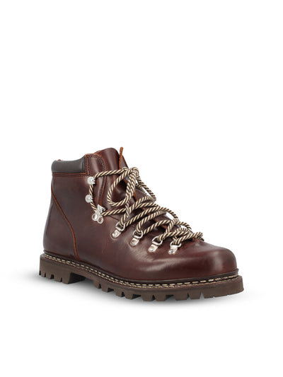 Scarponcino realizzato in pelle di vitello. 188903 AVORIAZMARRON-LIS ECORCE PARABOOT
