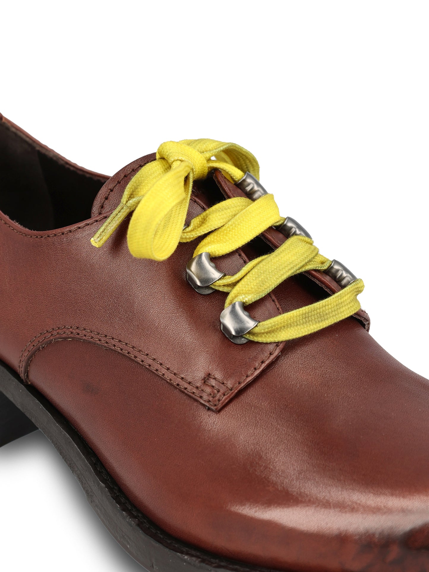 Scarpe stringate in pelle anticata 1E605O 3ZPRF0324 PRADA
