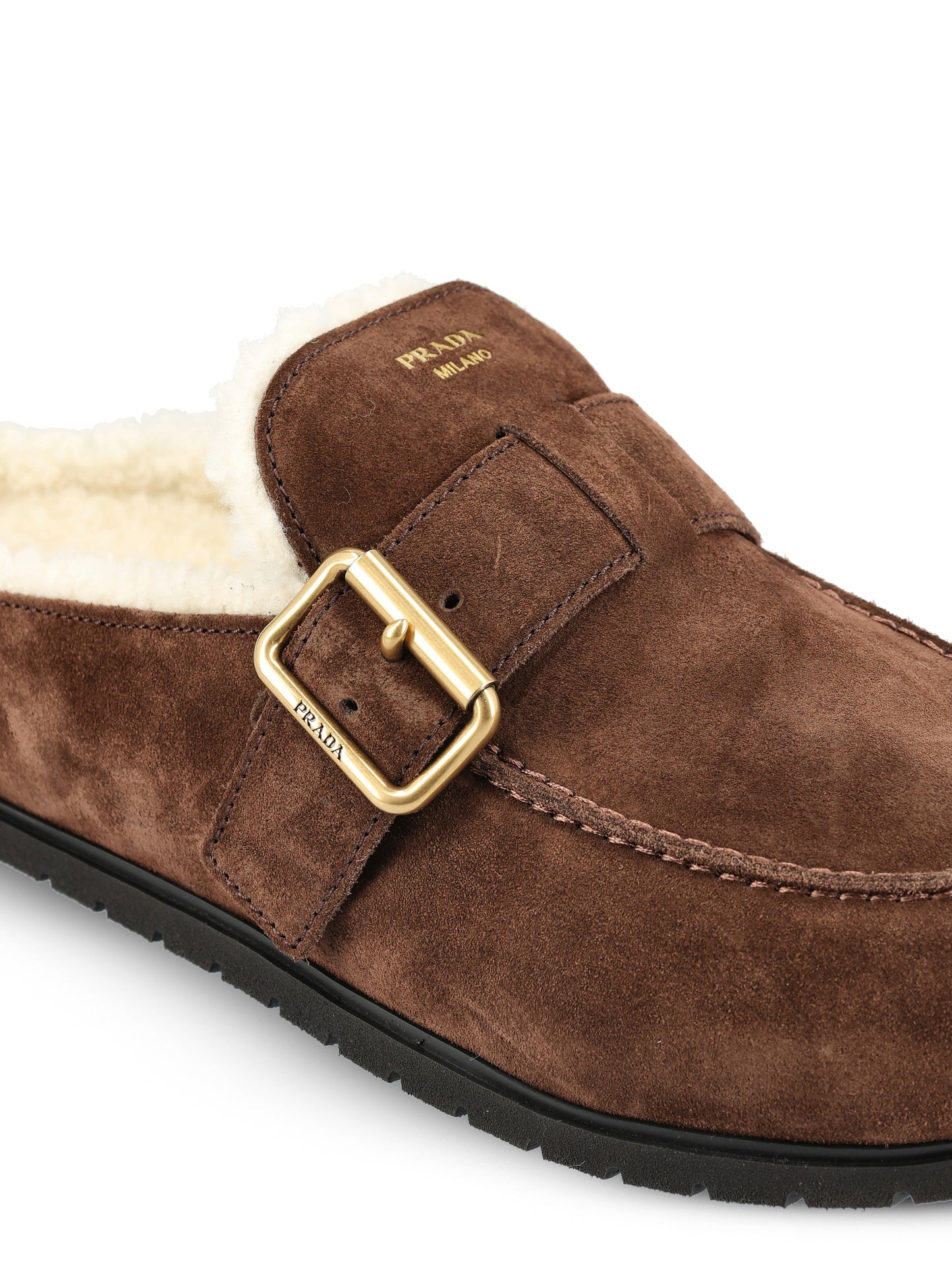 Mules in suede 1R548O JFTF0003 PRADA