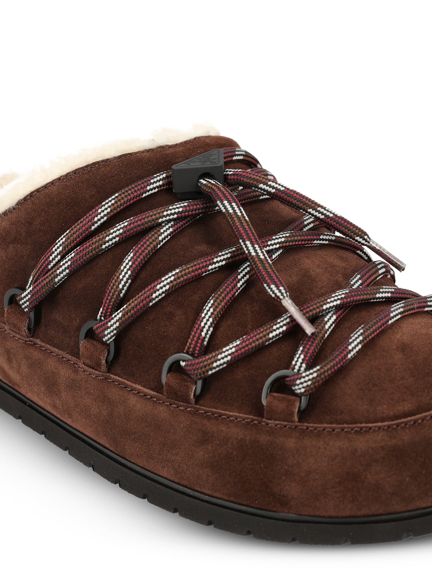 Mules realizzate in pelle scamosciata. 1R553O JFTF0003 PRADA