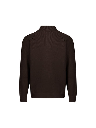 Bomber realizzato in lana merino. PMG54T BROWN PREMIATA