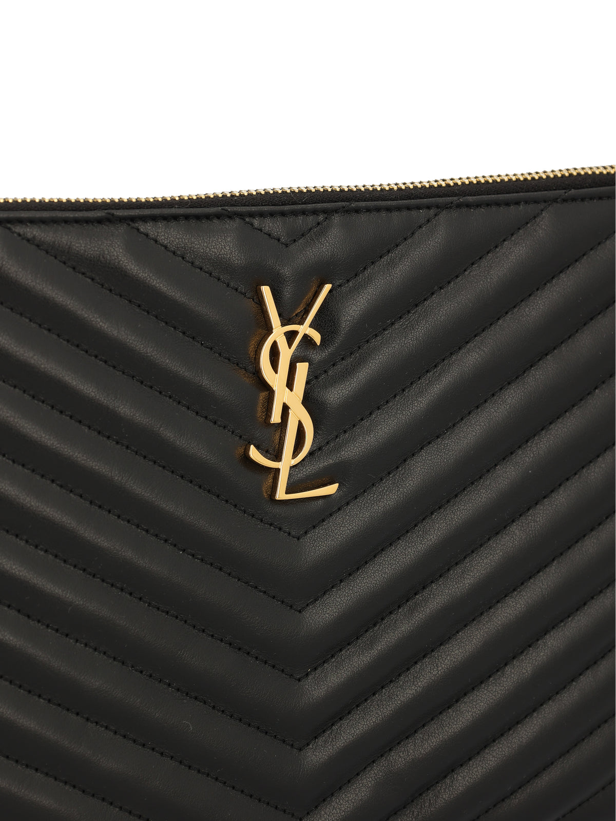 Pouch in pelle. 379039 CWU011000 SAINT LAURENT