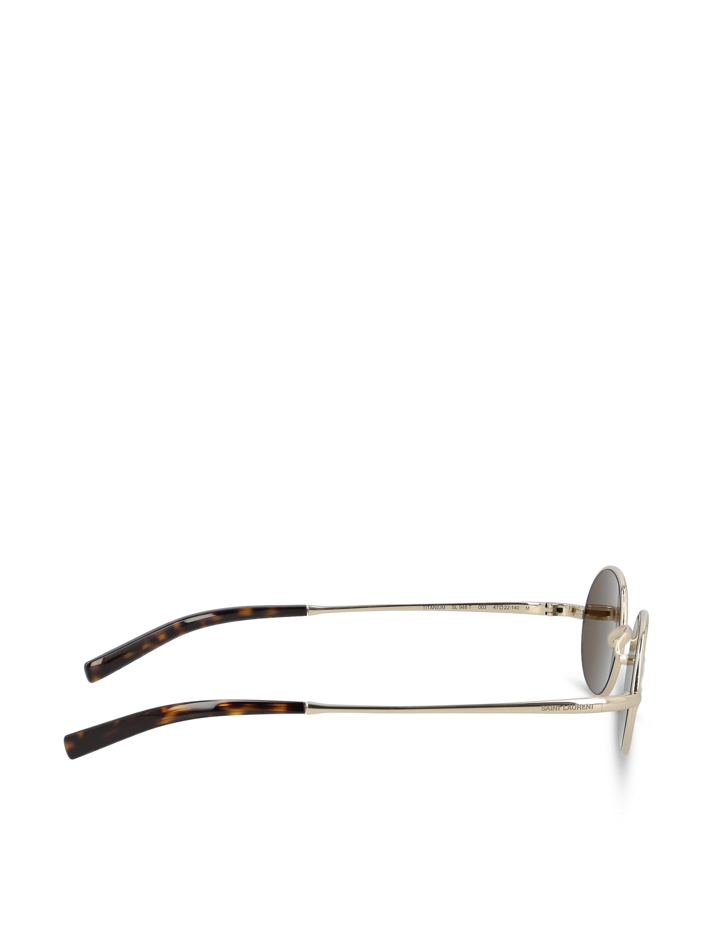 Occhiali da sole realizzati in titanio A003DP Y99178013 SAINT LAURENT