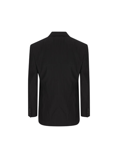 Blazer realizzato in lana vergine. A005ZV Y4L311003 SAINT LAURENT