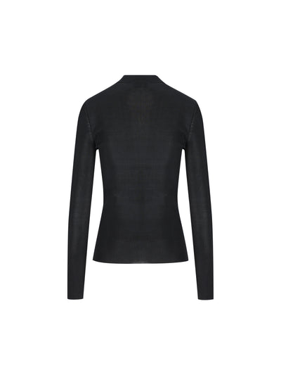 Pullover in seta. A009RQ Y76PE1000 SAINT LAURENT