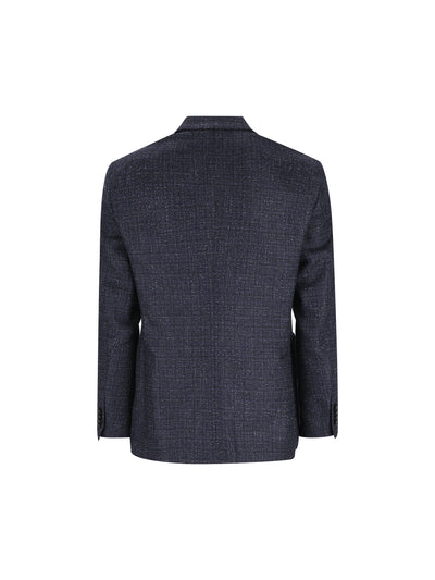 Giacca doppiopetto in lana vergine bouclé 1SHO20K AI440092EB824387 TAGLIATORE
