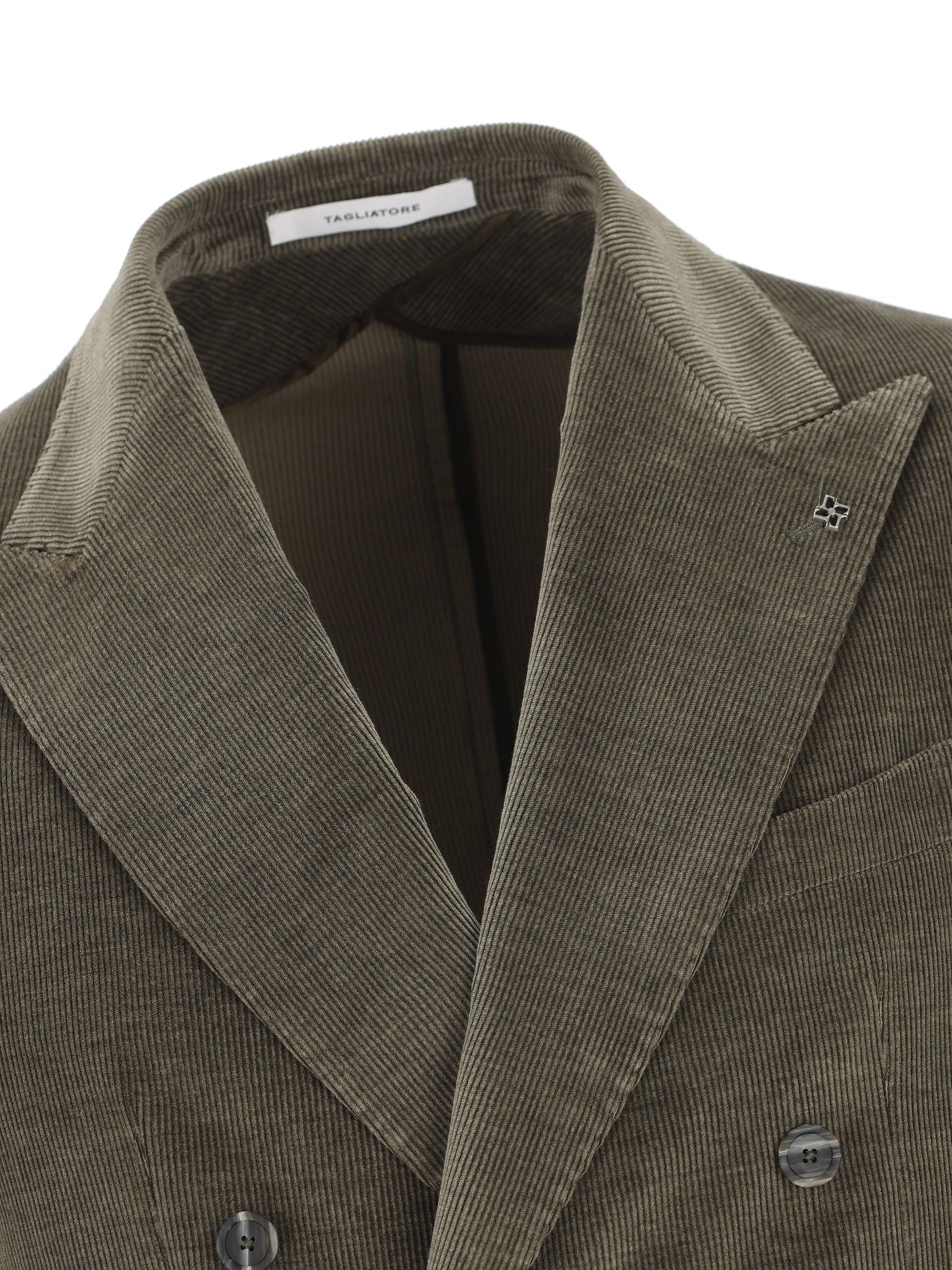 Giacca doppiopetto in lana vergine bouclé 1SHO20K AIST020002V1068678 TAGLIATORE