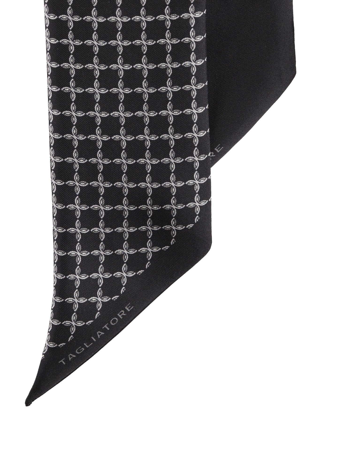 FOULARD8 AINTI26-02BLACK2111 TAGLIATORE